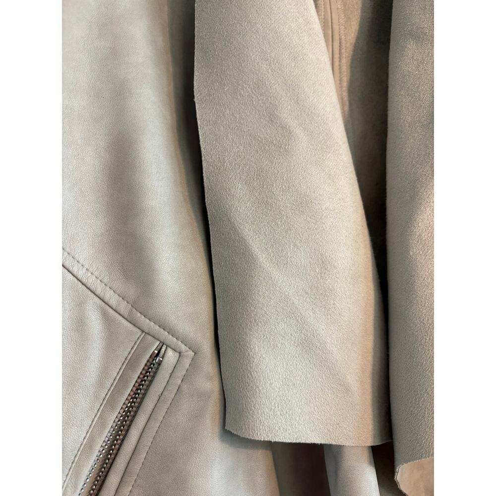 Joan Vass vest faux leather - Picture 3 of 6